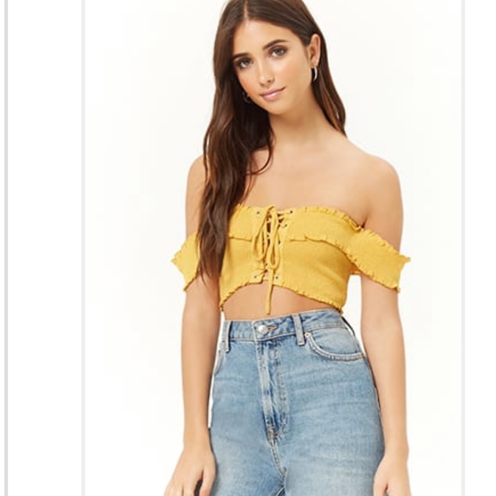 Off The Shoulder Crop Top